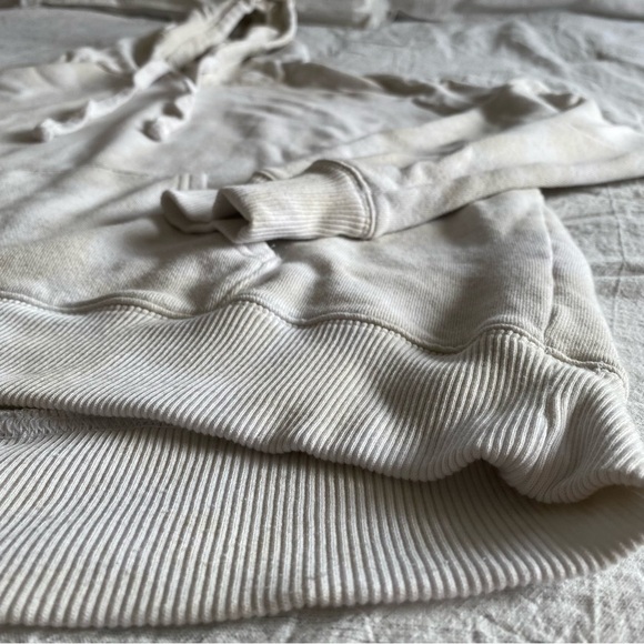 Aerie Weekend Oversized Hoodie Sweatshirt Cream Tie Dye Paradise Bound - Picture 6 of 7